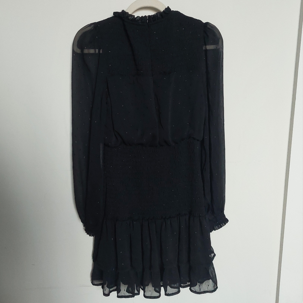 Semi Translucent Black Party Dress - Picture 2 of 5